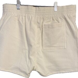 Hammies women’s vintage shorts white stretch corduroy